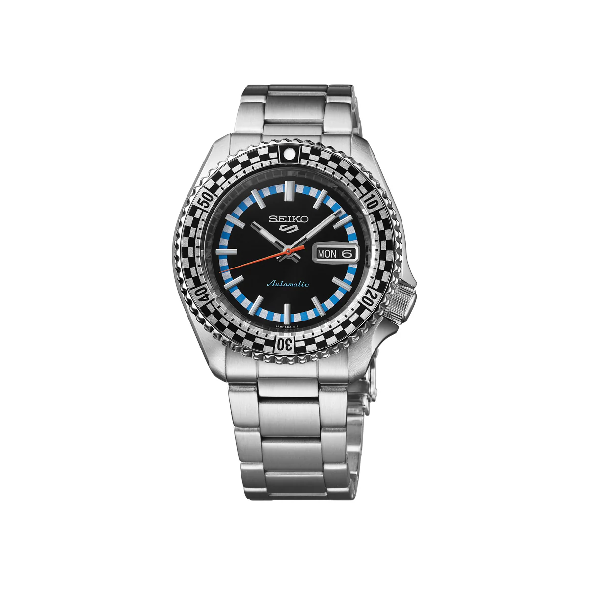 Seiko 5 Sports Black & White ‘Checker Flag’ Special Edition - SRPK67K1 - Image 2