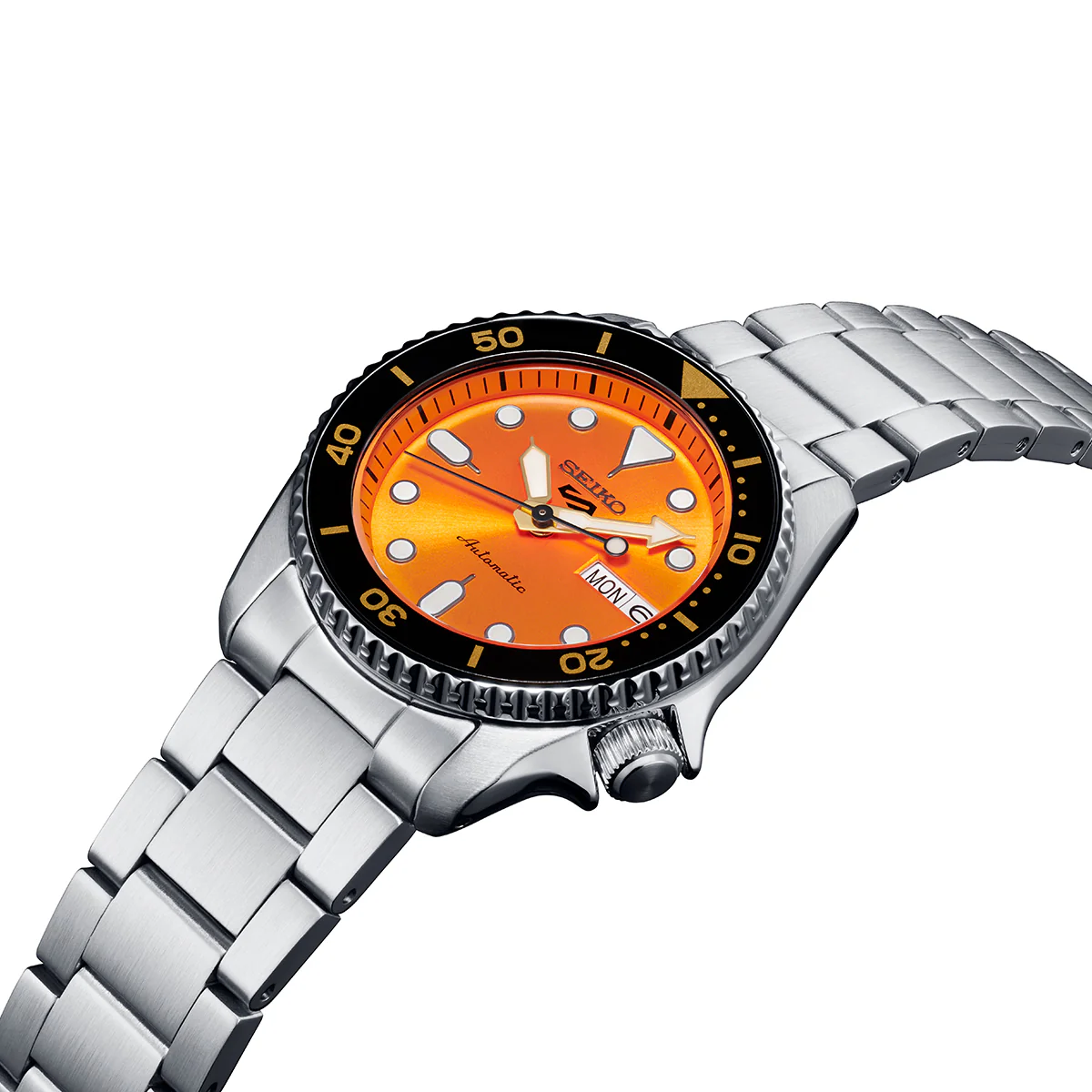 Seiko 5 Sports SKX Midi Orange - SRPK35K1 - Image 2