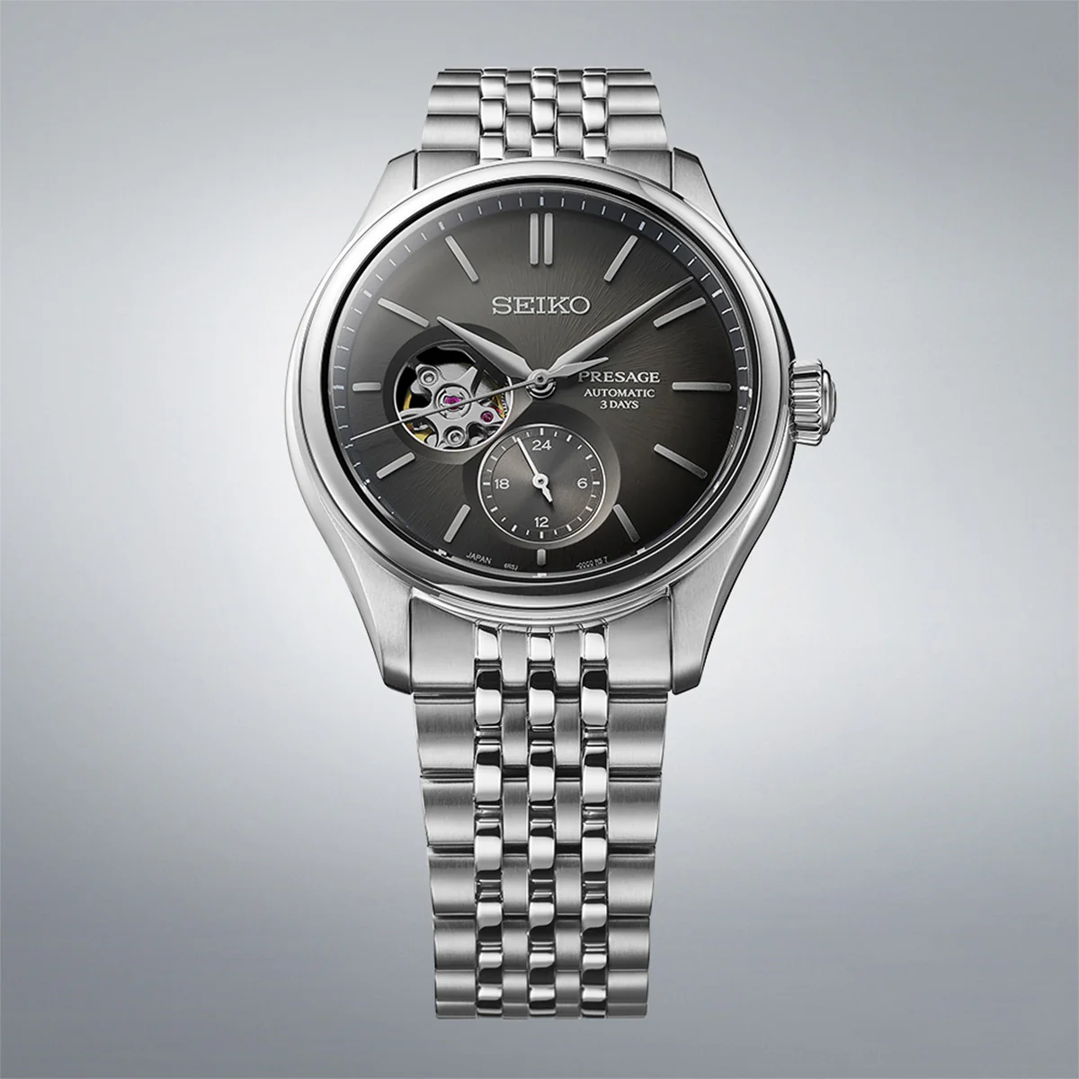 Seiko Presage Classic Series ‘Sumi-iro’ Open heart - SPB471J1 - Image 2