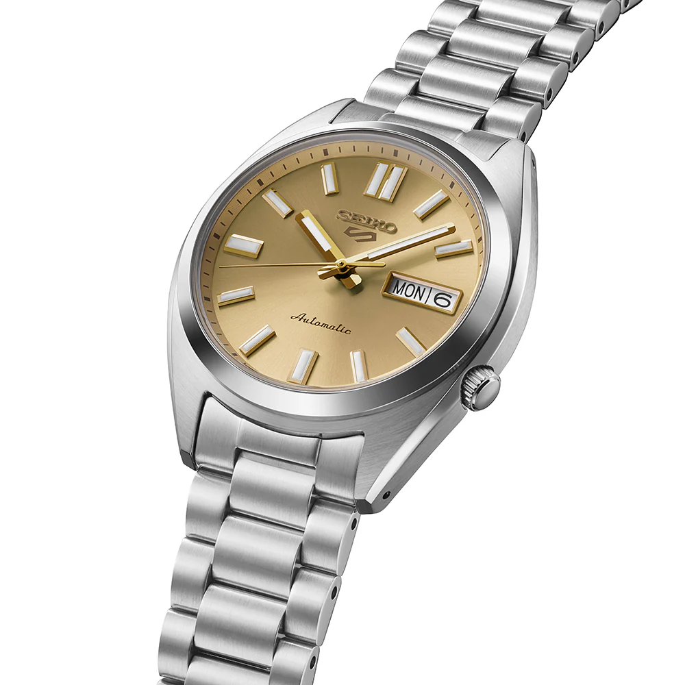 Seiko 5 Sports SNXS Vintage Gold Collection – in ‘Gold Cufflinks’ - SRPL59K1 - Image 2