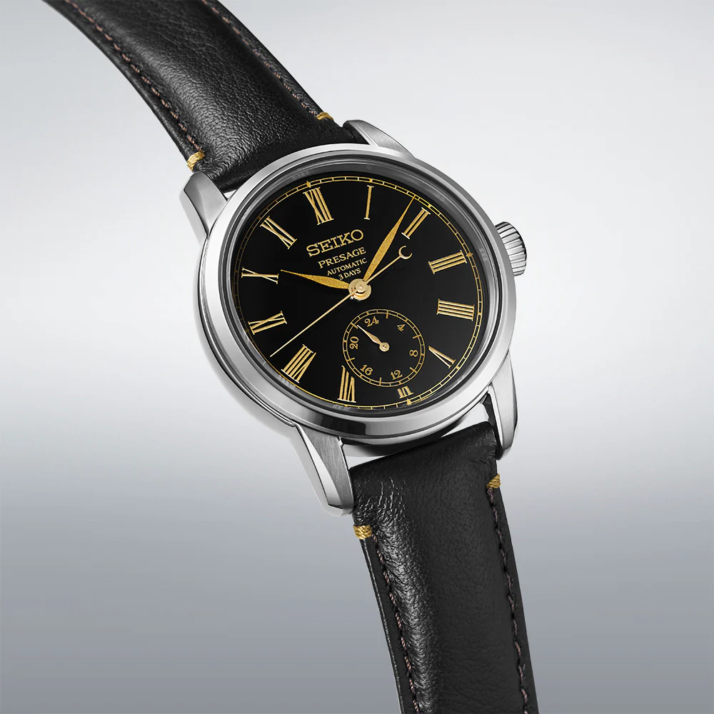 Seiko Presage Classic Series in Urushi Black with Roman Numerals - SPB499J1 - Image 2